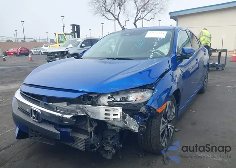 2018 Honda Civic Ex-T from USA, damaged, VIN JHMFC1F4XJX008373